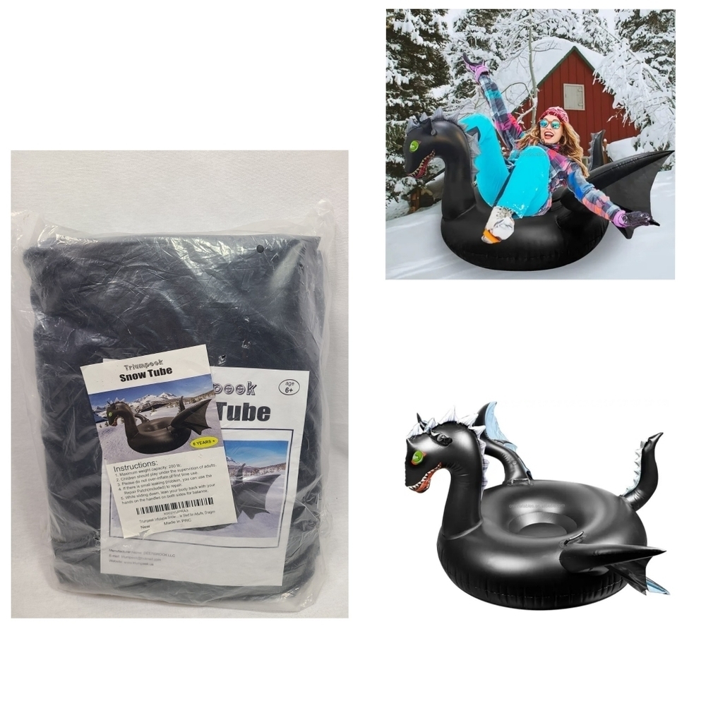 Brand new large dragon snow tube